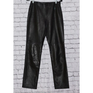 Hugo Buscati Collection Soft Leather Pants Womens Size 4 Lined